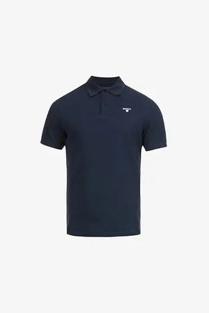 Barbour Crest-embroidered Regular-fit Cotton-piqué Polo Shirt