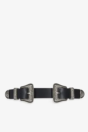 The Kooples Double-buckle Leather Belt