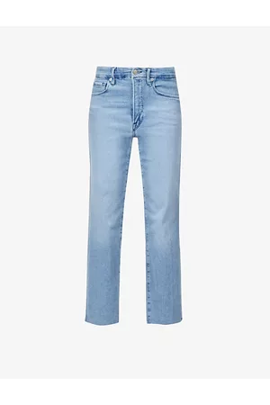 GOOD AMERICAN Good Straight Straight-leg High-rise Stretch-denim Jeans