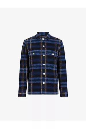 AllSaints Voss Check Woven Overshirt