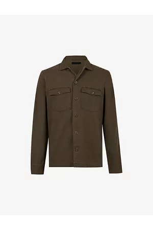 AllSaints Spotter Regular-fit Cotton Shirt