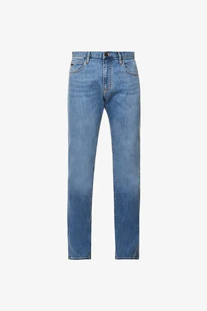 Emporio Armani Regular-fit Straight-leg stretch-denim Jeans