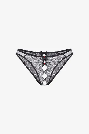 Agent Provocateur Lorna Panelled-lace and Mesh Briefs