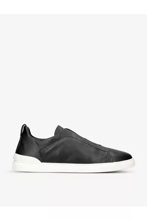 Ermenegildo Zegna Triple Stitch Leather Trainers