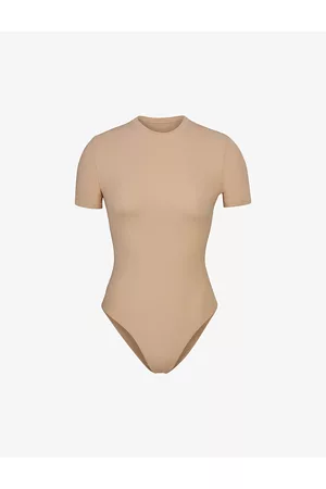 SKIMS Fits Everybody High-neck Stretch-woven Body