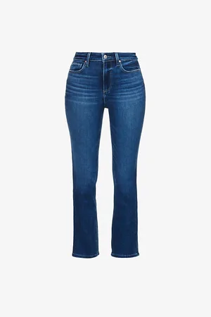 Paige Cindy Straight-leg High-rise Stretch-denim Jeans