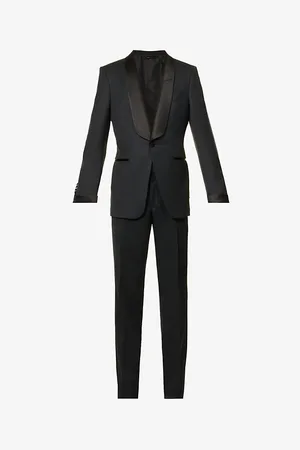 Tom Ford Single-breasted Straight-leg Wool Tuxedo