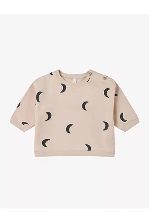 Organic Zoo Moon-print Organic-cotton Sweatshirt 3 Months- 4 Years