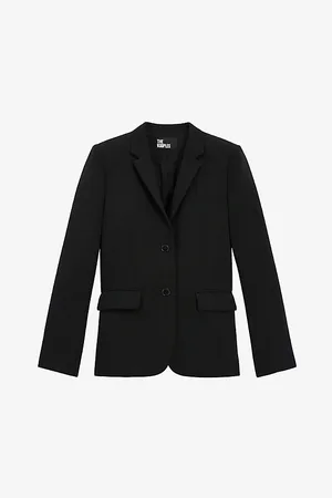 The Kooples Slim-lapel Single-breasted Stretch-woven Blazer