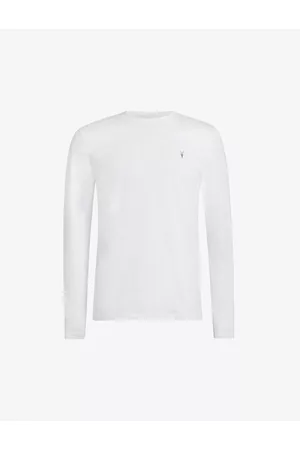 AllSaints Brace Long-sleeved Cotton-jersey Top