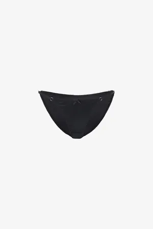Agent Provocateur Ettie Cut-out Mid-rise Stretch-mesh Briefs