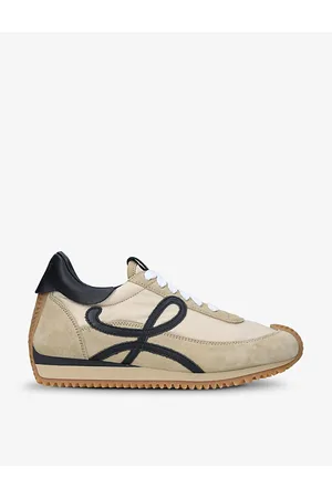 Loewe Flow Runner Monogram Leather and Shell Trainers