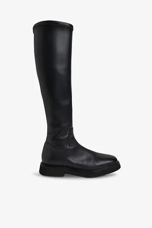Whistles Knee-high Stretch Leather-blend Boots