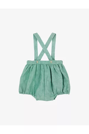 Caramel Musa Linen Romper 3-24 Months