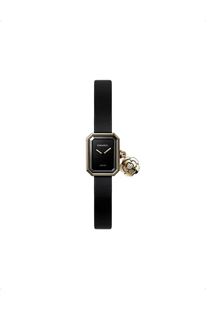 CHANEL H6361 Première Extrait De Camélia 18ct Yellow-gold, Titanium, Rubber and 0.04 Brilliant-cut Diamond Quartz Watch