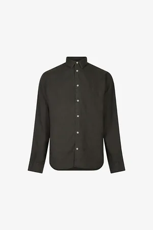AllSaints Cypress Relaxed-fit Linen Shirt