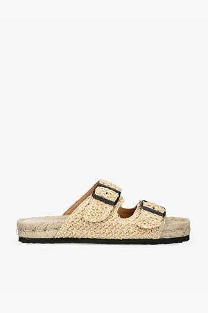 MANEBI Yucatan Double-strap Jute Sandals