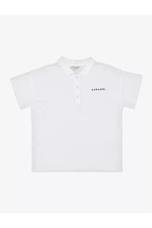 Caramel Radicchio Organic Cotton-blend Polo Top 3-12 Years
