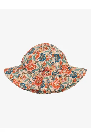 Caramel Cadia Polka Floral-print Cotton Hat