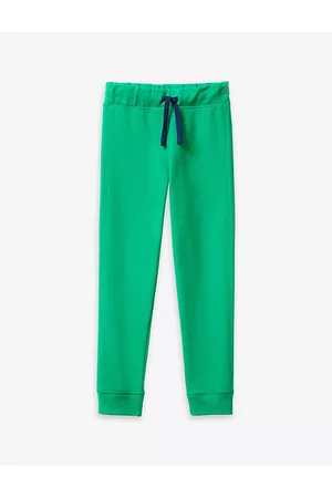 Benetton Logo-print Cotton-jersey Jogging Bottoms 6-14 Years
