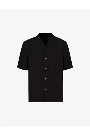 AllSaints Venice Relaxed-fit Short-sleeved Woven Shirt
