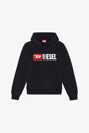 Diesel S-ginn Brand-print Cotton-jersey Hoody