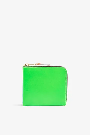 Comme des Garçons Super Fluo Half-zip Leather Wallet