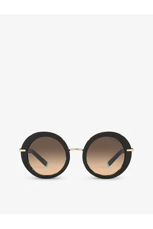 Tiffany & Co. Tf4201 Round-frame Acetate and Metal Sunglasses