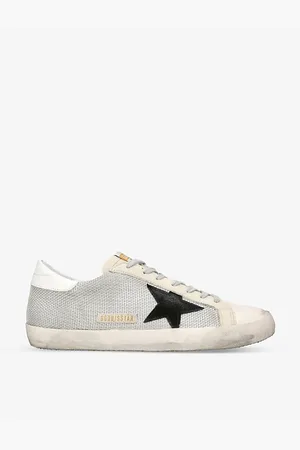 Golden Goose Superstar Star-appliqué Leather and Mesh Low-top Trainers