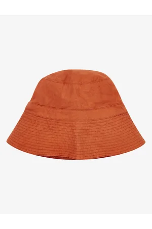 Caramel Cedrus Stripe Cotton Bucket Hat