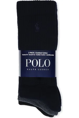 Ralph Lauren Set of Three Combed Cotton Socks