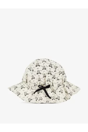 Caramel Cadia Polka Floral-print Cotton Hat