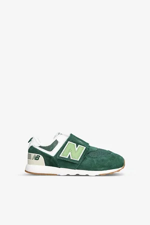 New Balance 574 Country Club Suede and Mesh Trainers 2-5 Years
