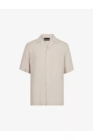 AllSaints Venice Relaxed-fit Short-sleeved Woven Shirt