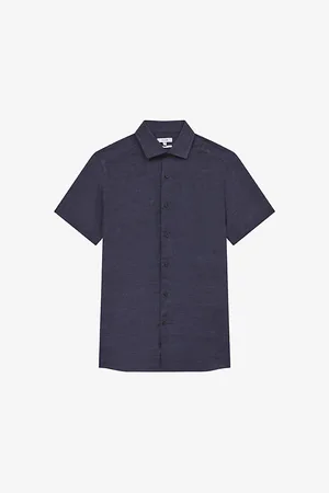 Reiss Holiday Slim-fit Linen Shirt