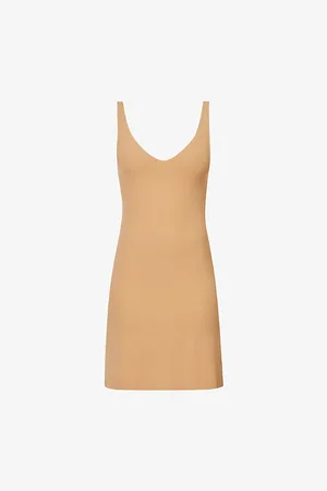 Wolford Sleeveless V-neck Stretch-woven Mini Dress
