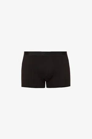 DEREK ROSE Jack Branded-waistband Stretch-cotton Trunks