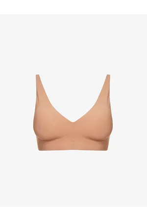 Wolford Pure Skin V-neck Stretch-woven Bra