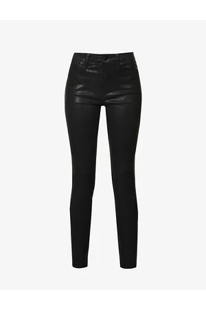 GOOD AMERICAN Good Legs Tapered-leg Mid-rise Organic Stretch-denim Jeans
