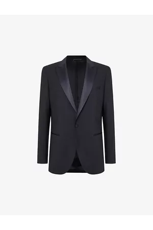 Reiss Poker Single-breasted Slim-fit Stretch-wool Blend Suit Jacket