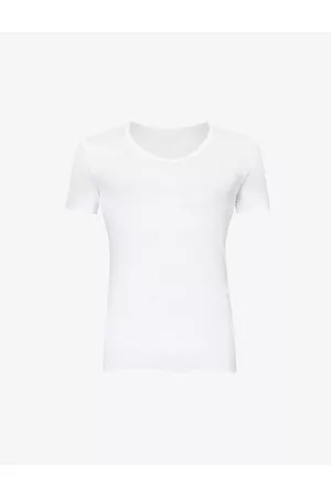 DEREK ROSE Jack V-neck Cotton T-shirt