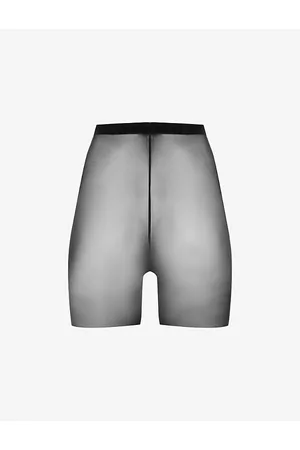Wolford Semi-sheer High-rise Stretch-tulle Shorts