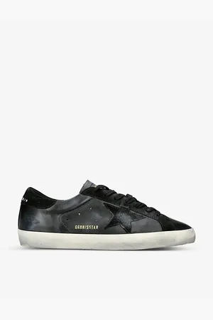 Golden Goose Super-star Logo-embossed Leather and Suede Trainers