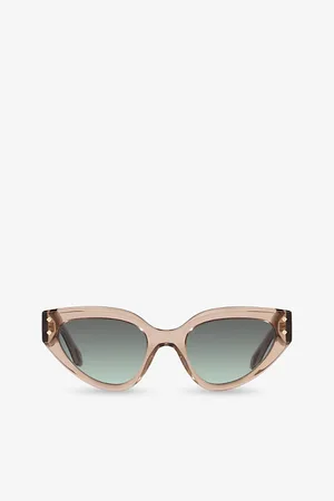 Bvlgari Bv8256 Cat-eye Branded-arm Acetate Sunglasses
