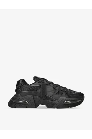 Dolce & Gabbana Airmaster Suede, Leather and Shell Low-top Trainers