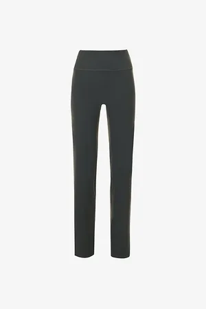 Adanola Yoga Flared-leg High-rise Stretch-woven Leggings