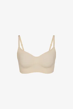 SKIMS Sculpting Scoop-neck Stretch-woven Bra