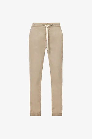 Paige Fraser Drawstring-waistband X-leg Slim-fit Stretch-woven Trousers