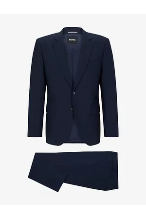 HUGO BOSS Single-breasted Slim-fit Stretch-virgin Wool Suit