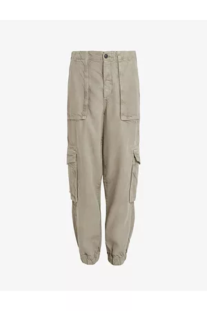 AllSaints Frieda Tapered-leg High-rise Woven Trousers